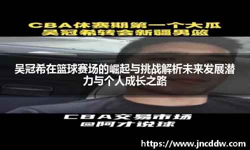 吴冠希在篮球赛场的崛起与挑战解析未来发展潜力与个人成长之路