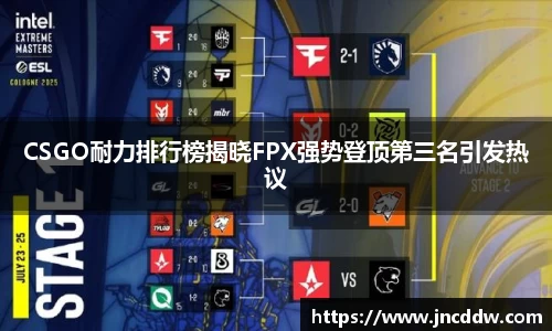 CSGO耐力排行榜揭晓FPX强势登顶第三名引发热议